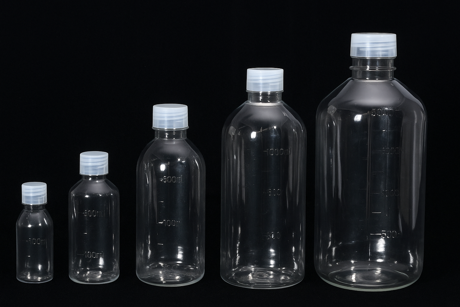 Gamma Sterile PET Clear Bottles