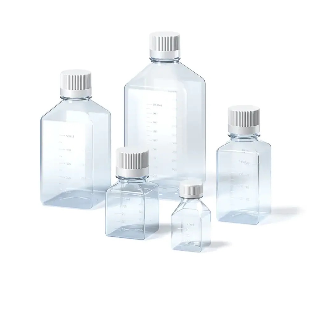 Gamma Sterile PETG Clear Bottles